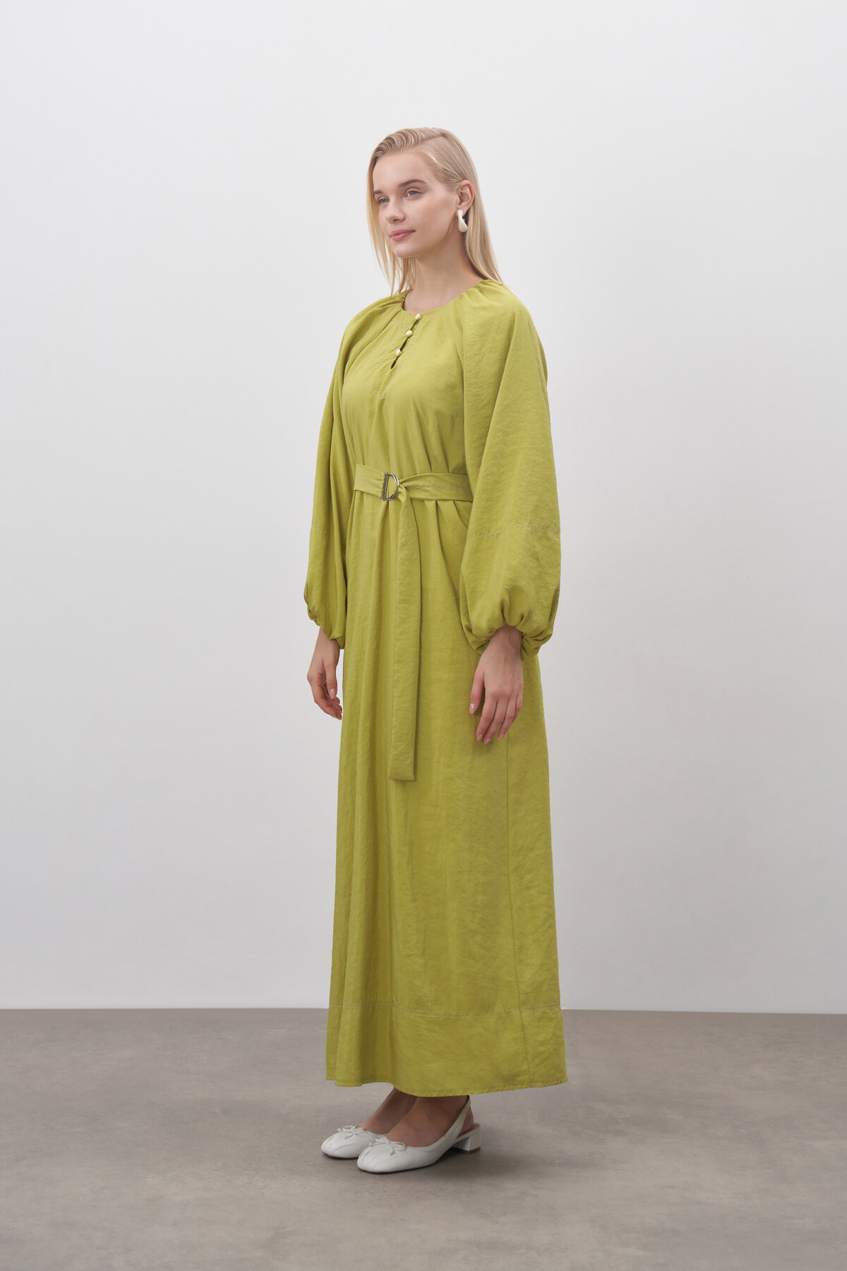 Dress with Stitching Detail