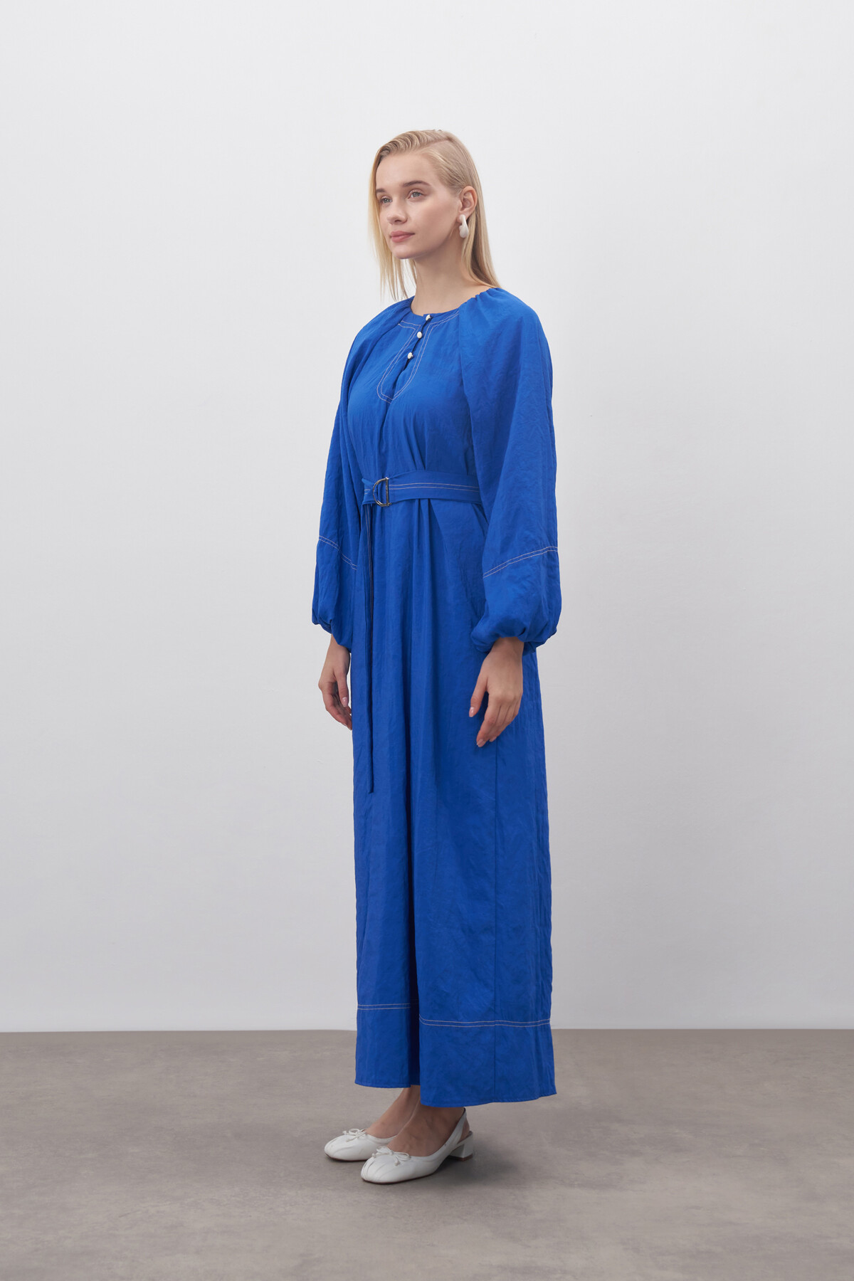 Dress with Stitching Detail