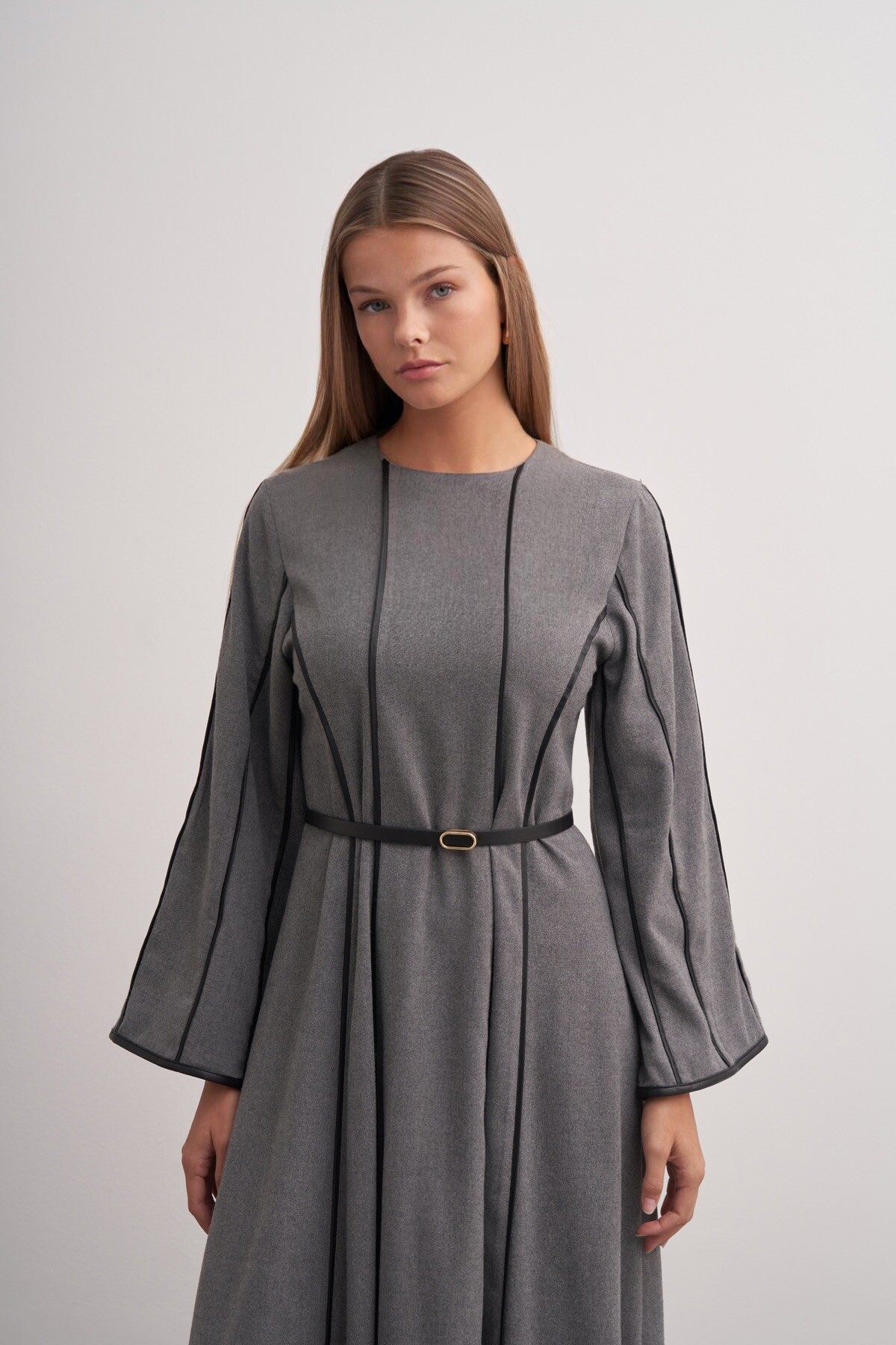 Stripe Detailed Knitted Stitch Dress