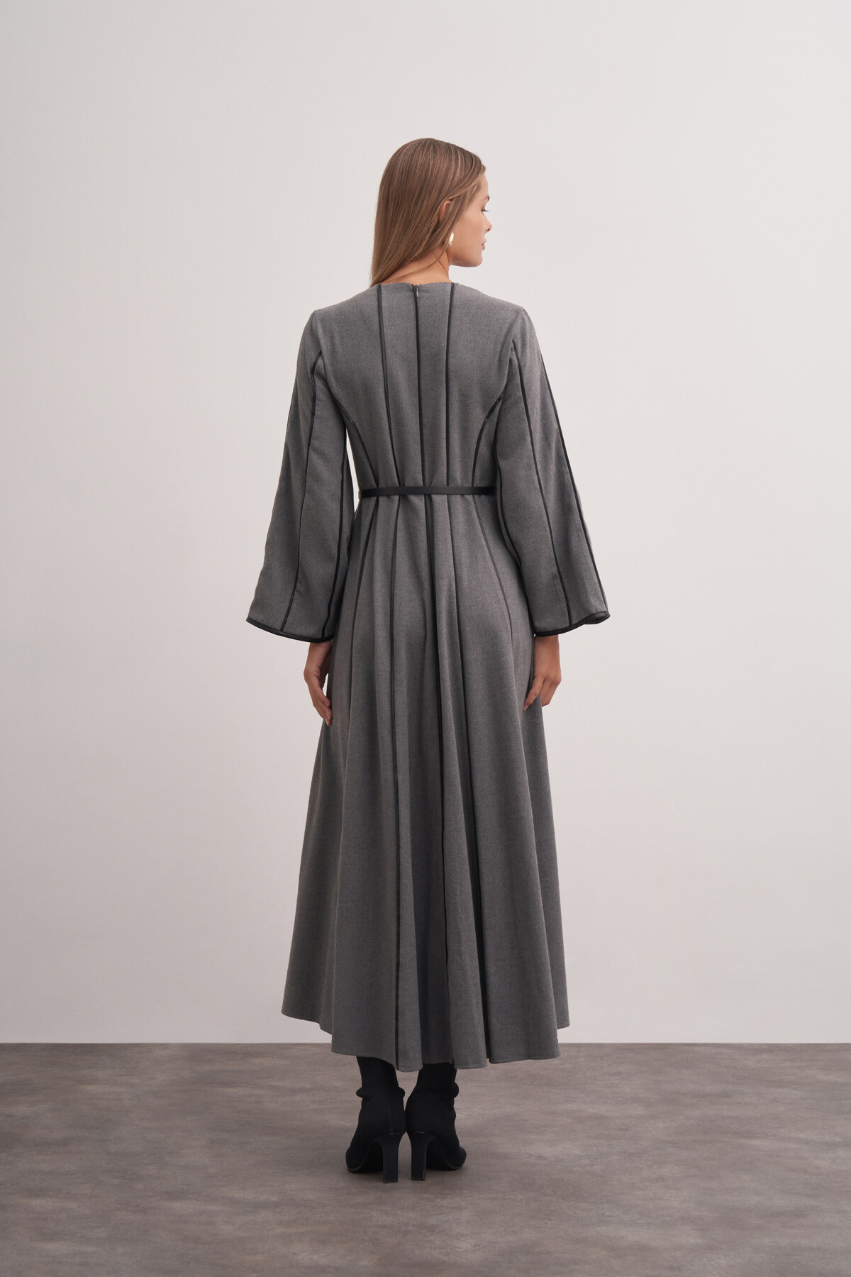 Stripe Detailed Knitted Stitch Dress