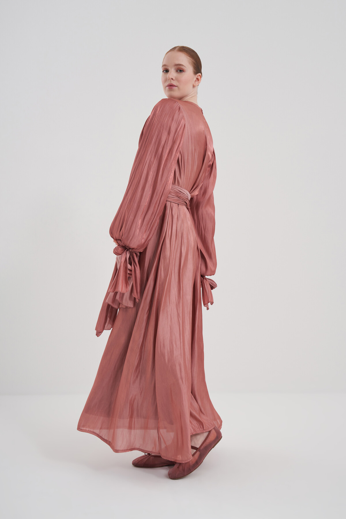 Bağlama Detaylı Abiye Elbise