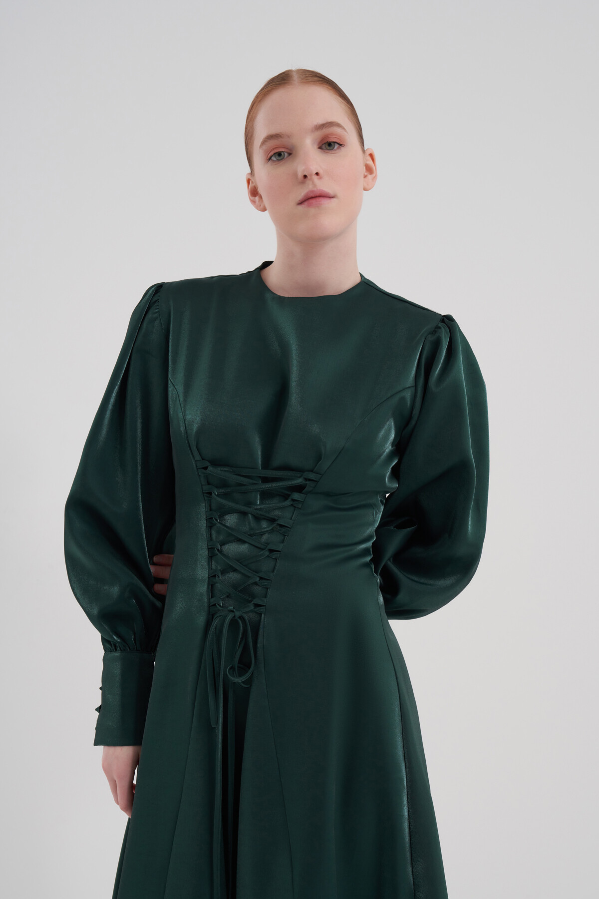 Lace Detailed Evening Dress