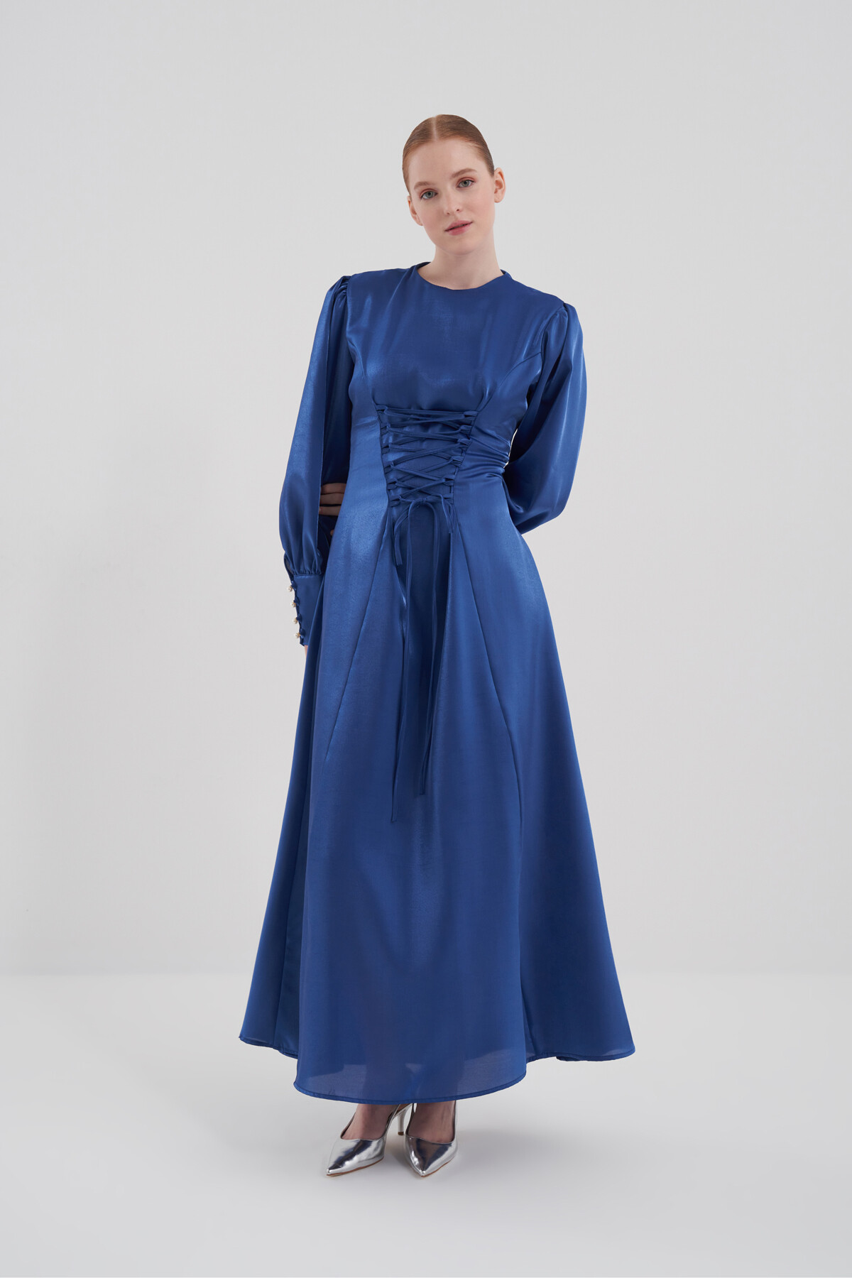 Lace Detailed Evening Dress