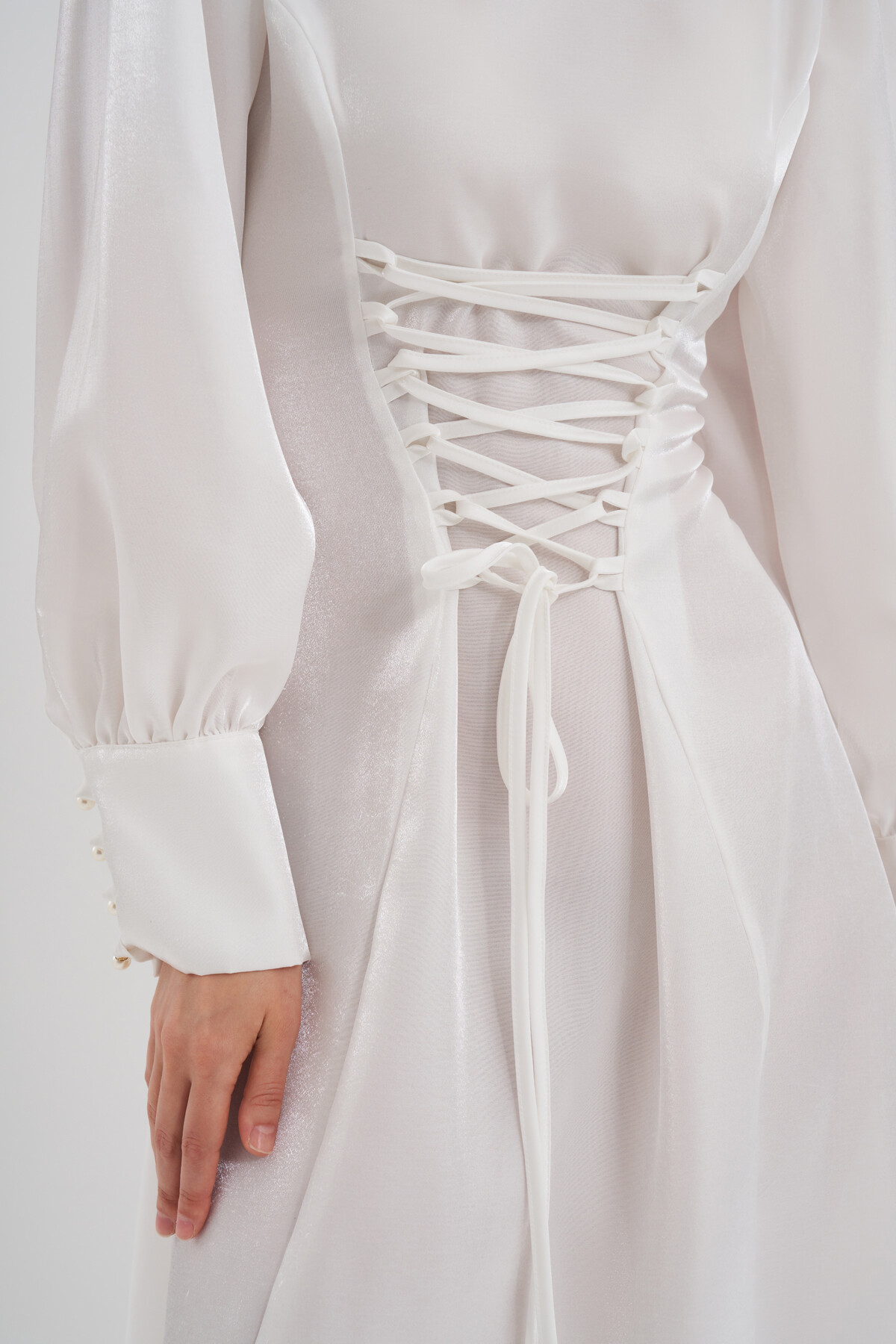 Lace Detailed Evening Dress