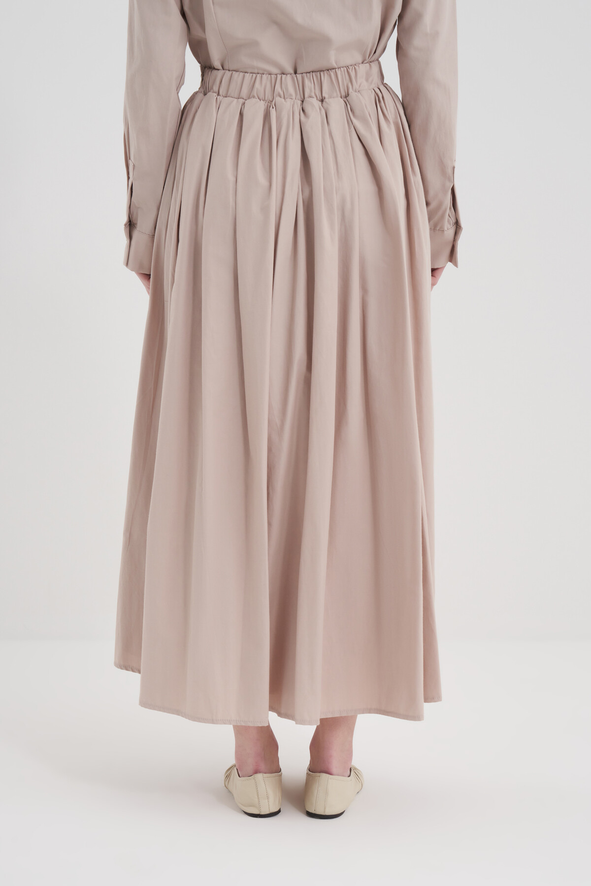 Poplin Pocket Detail Skirt