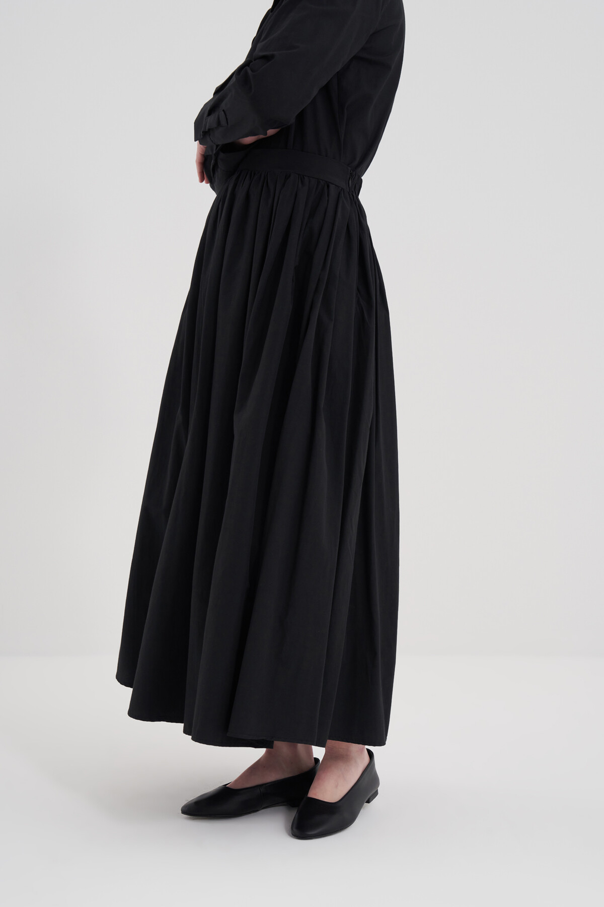 Poplin Pocket Detail Skirt