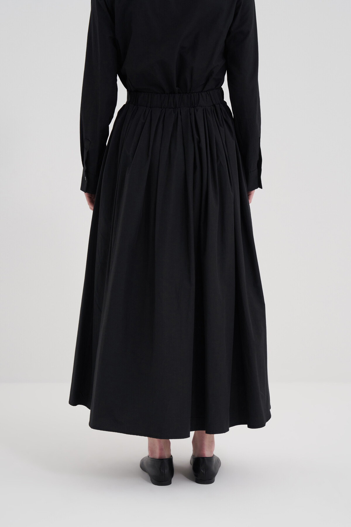 Poplin Pocket Detail Skirt