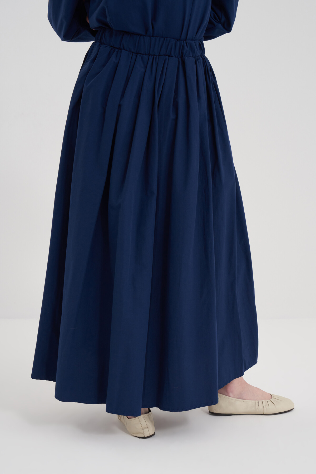 Poplin Pocket Detail Skirt
