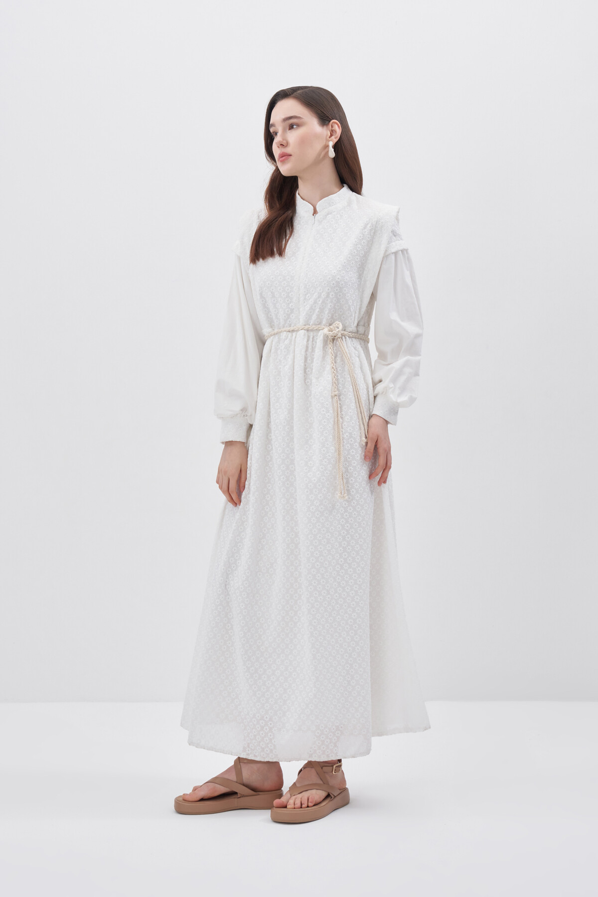 Gömlek Detaylı Elbise