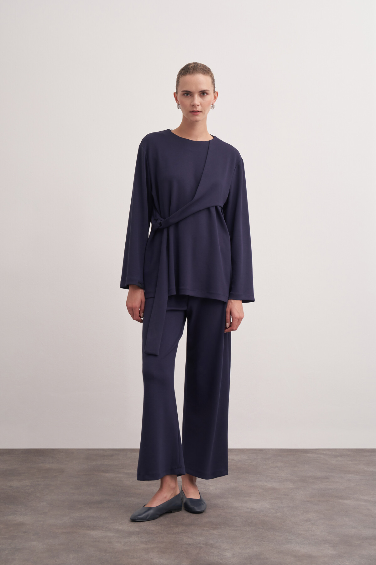 Double Suit with Closure Detail