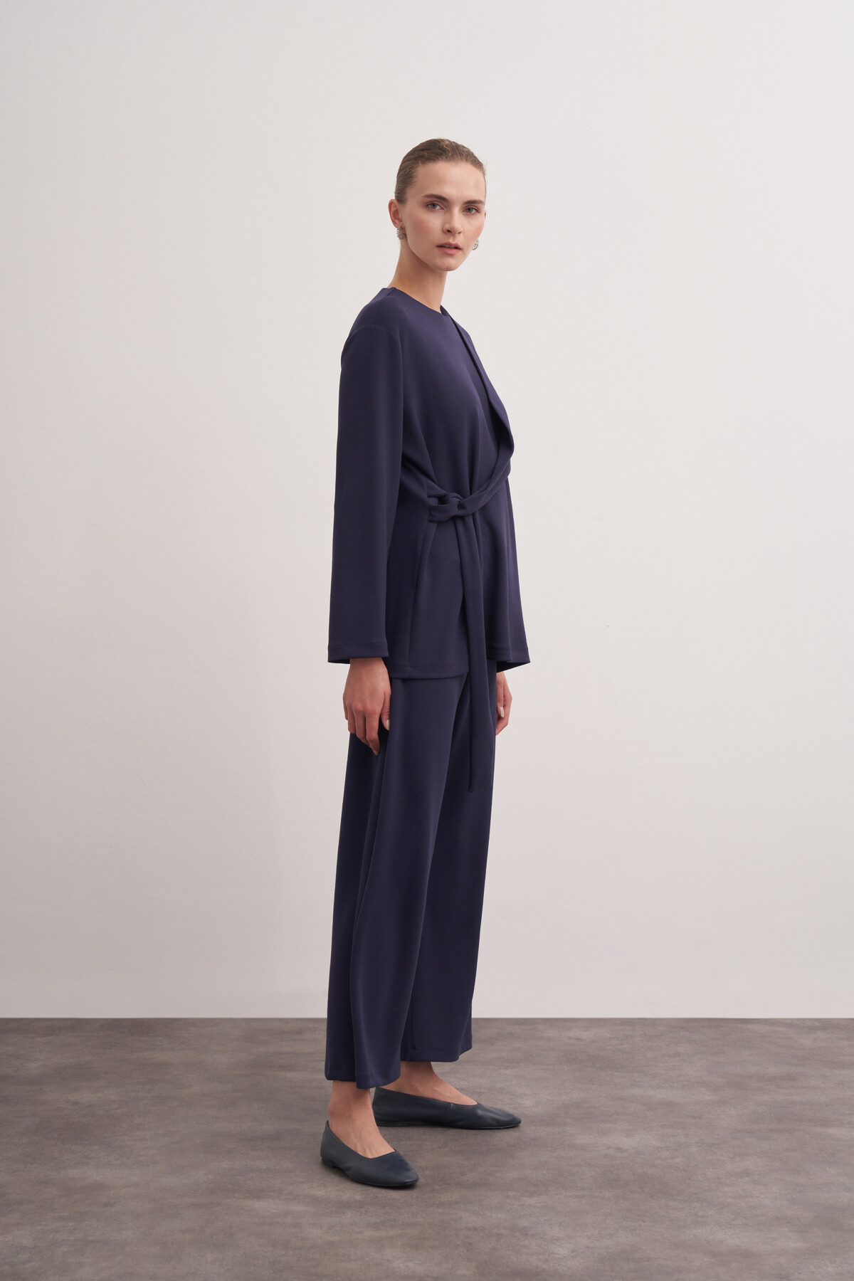 Double Suit with Closure Detail