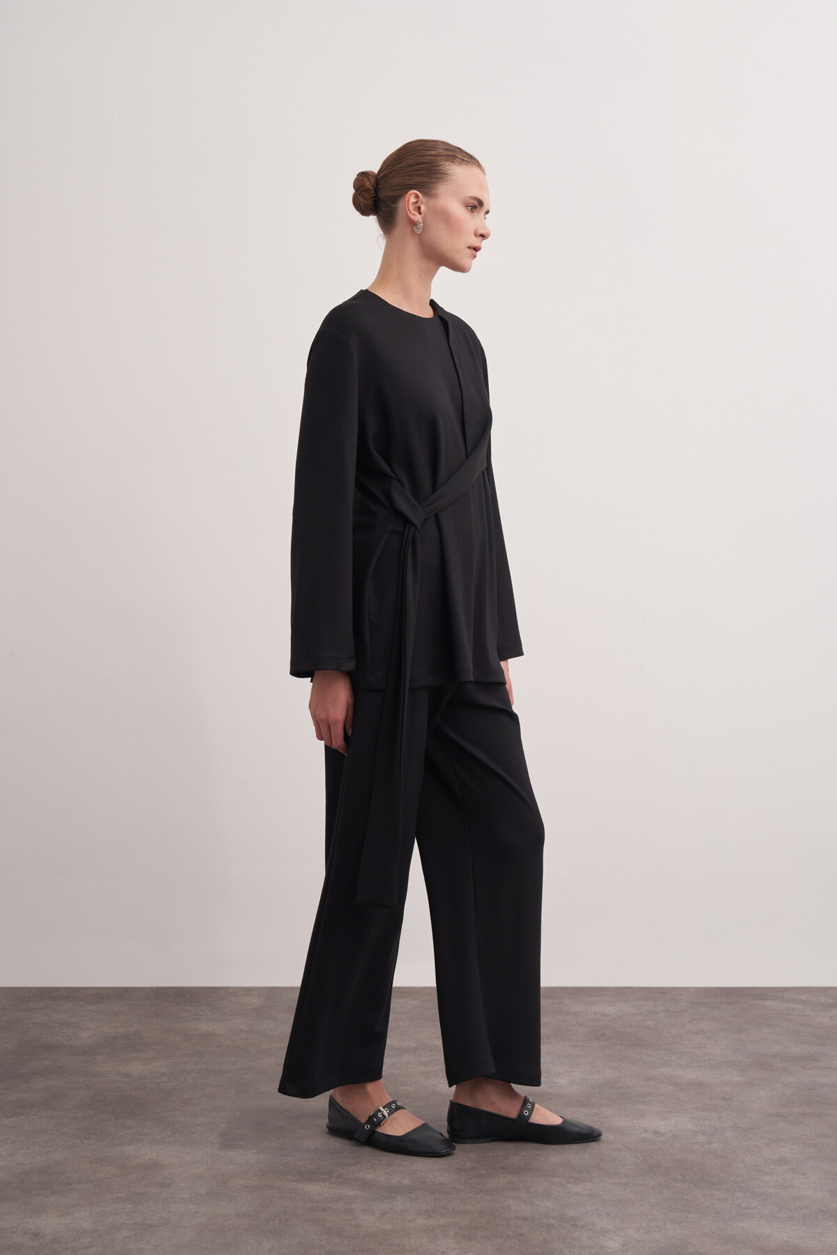 Double Suit with Closure Detail