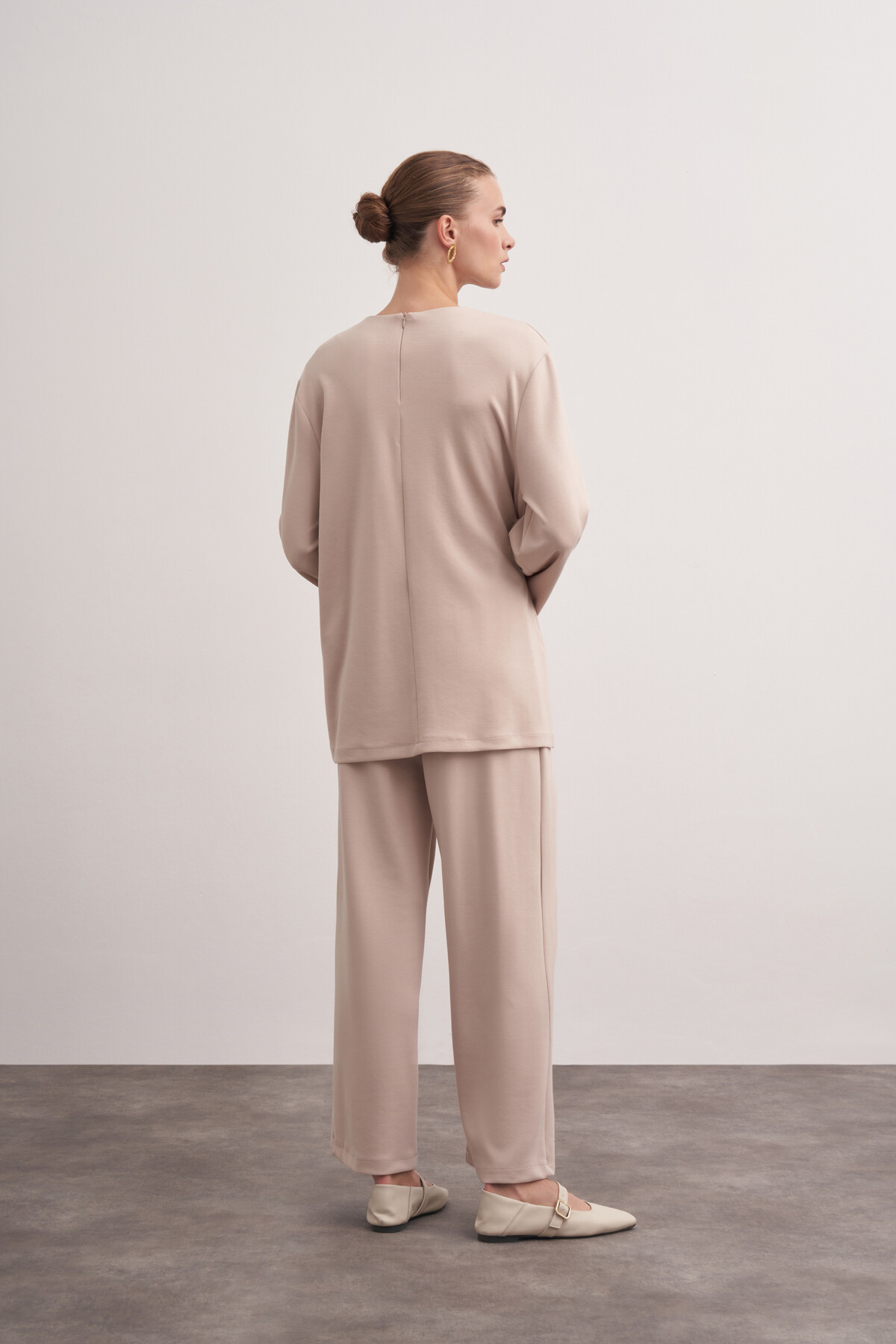 Double Suit with Closure Detail