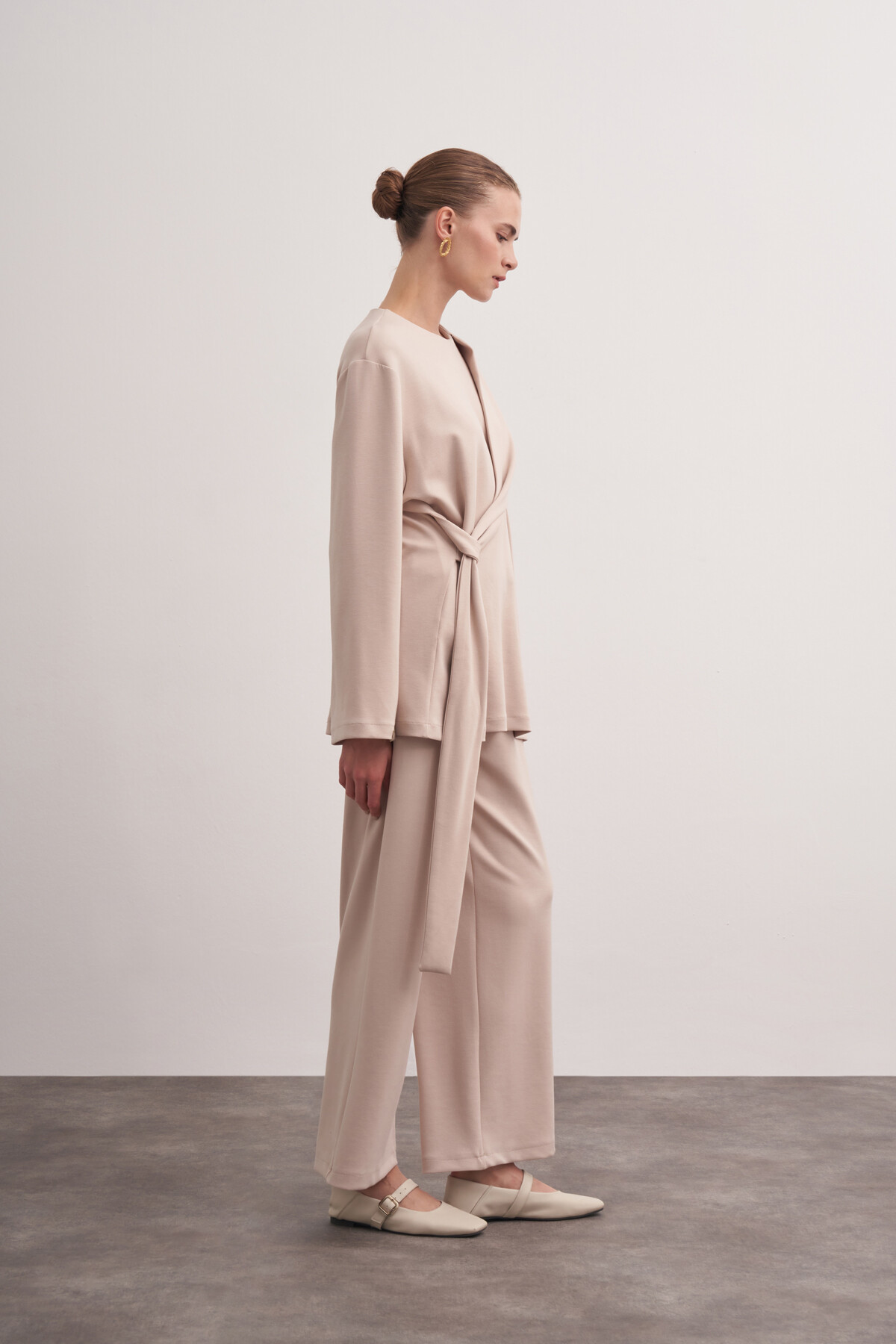 Double Suit with Closure Detail