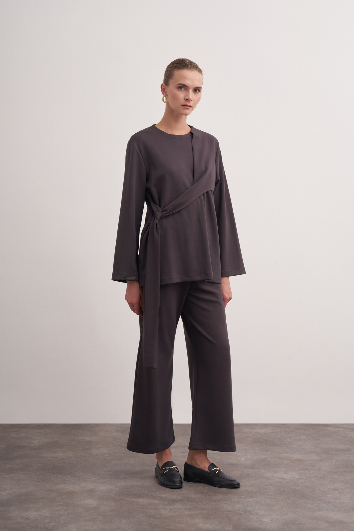 Double Suit with Closure Detail