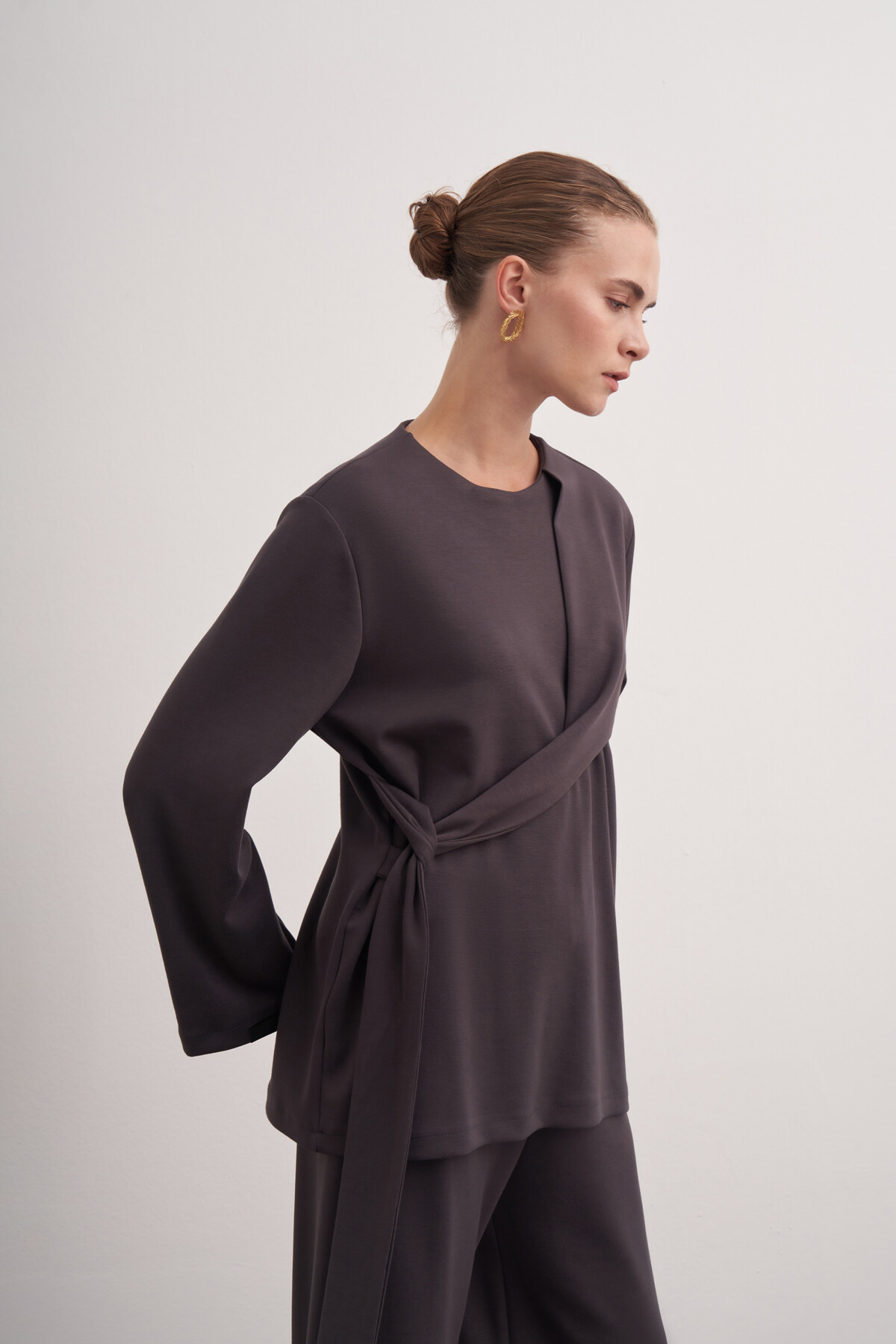 Double Suit with Closure Detail