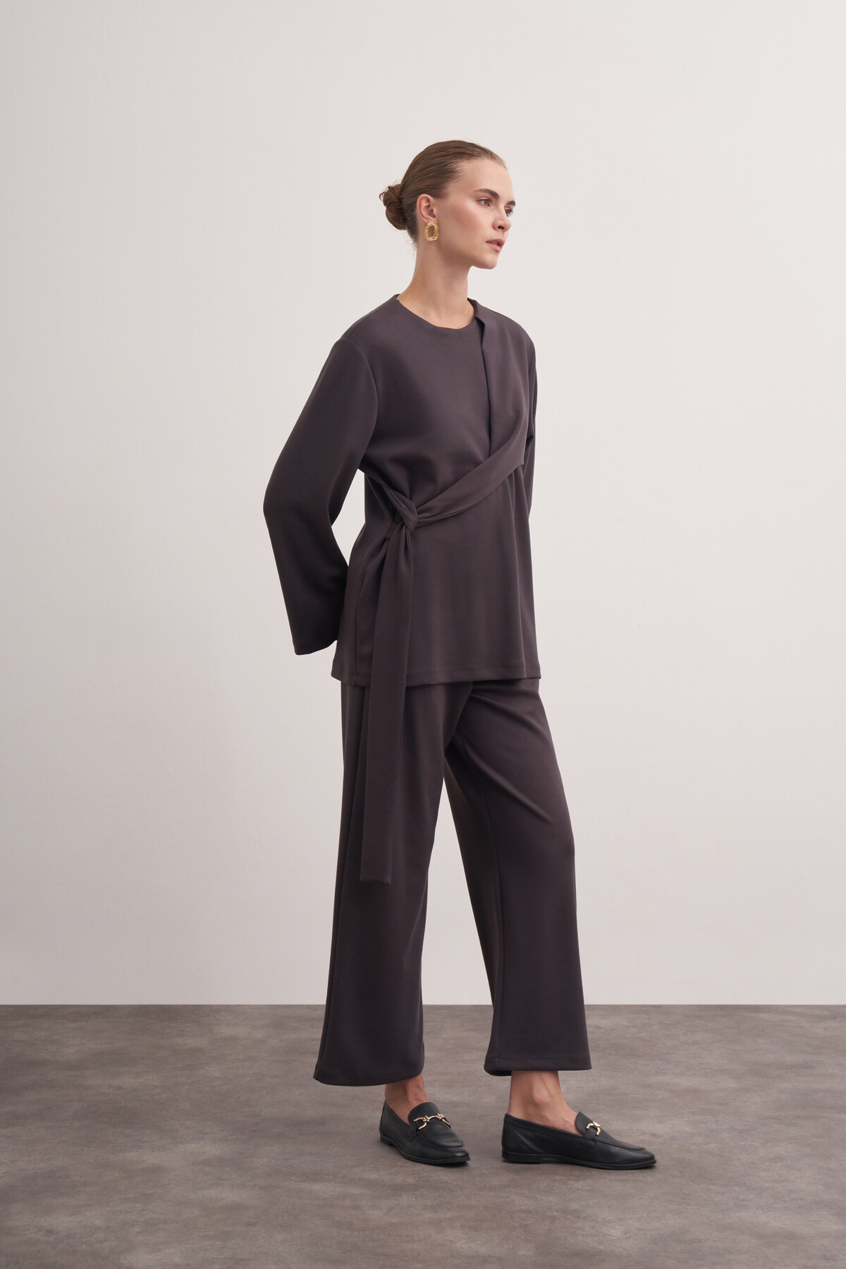 Double Suit with Closure Detail