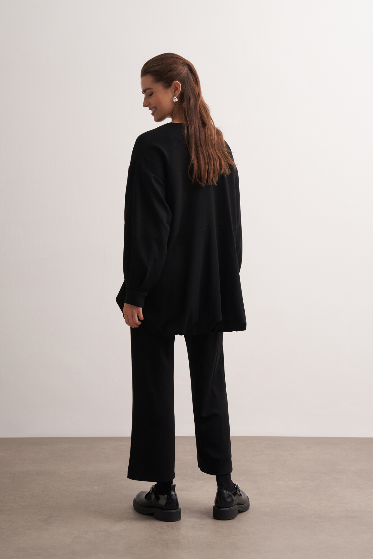 Double Suit with Balloon Detail