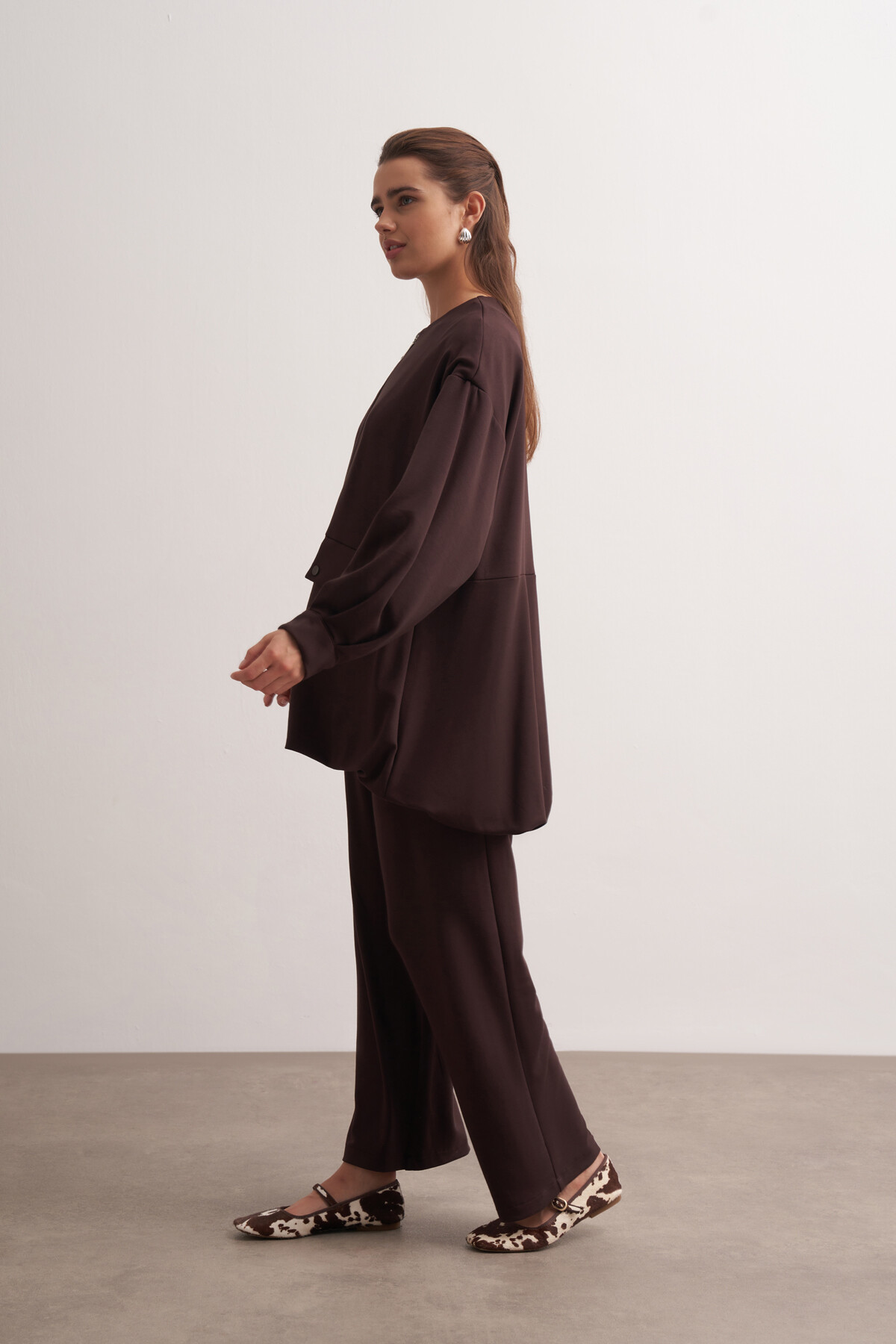 Double Suit with Balloon Detail