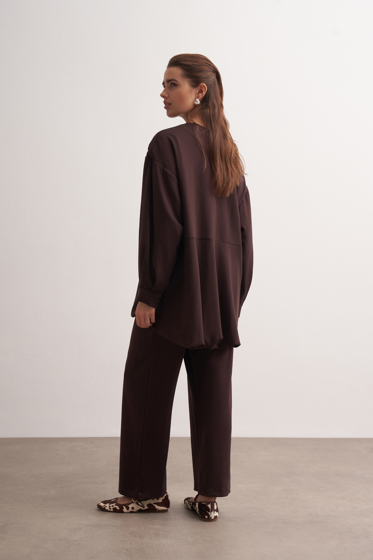 Double Suit with Balloon Detail