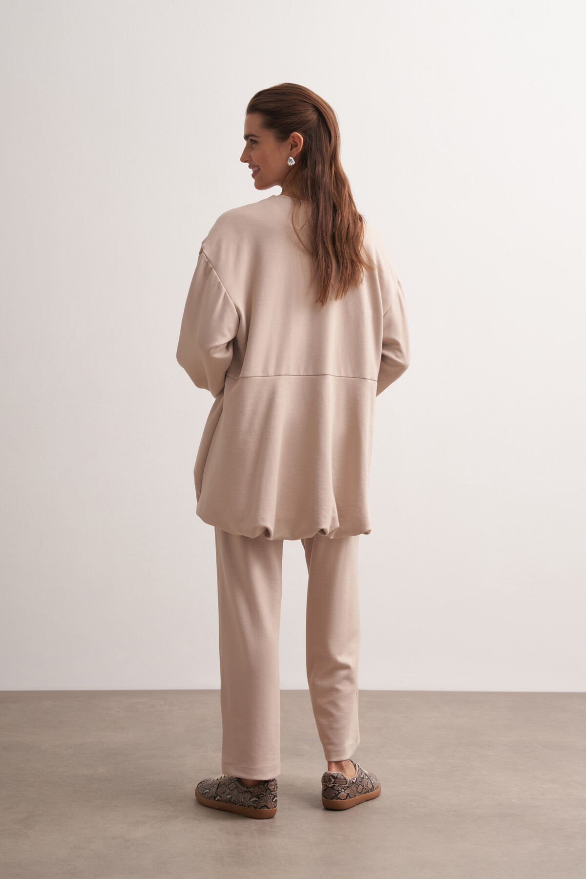 Double Suit with Balloon Detail