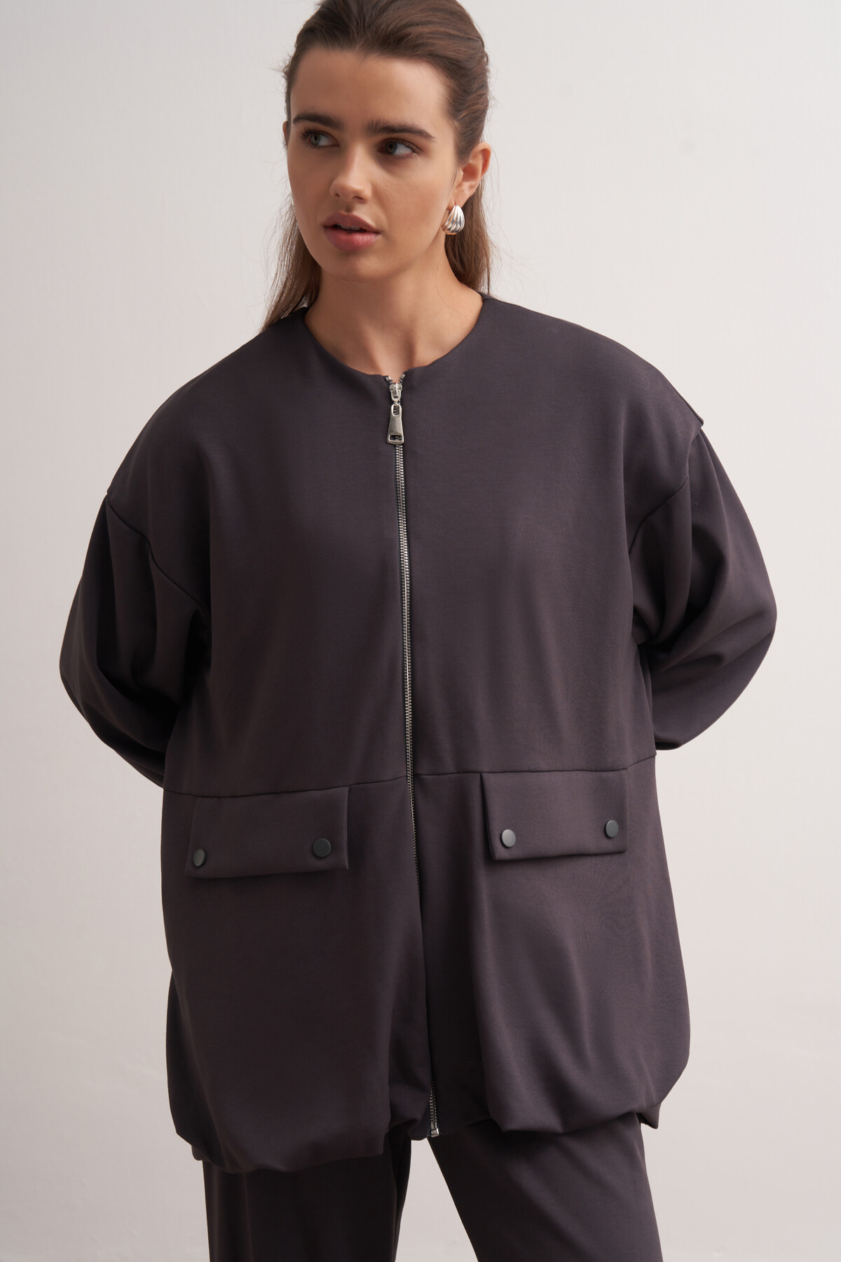 Double Suit with Balloon Detail