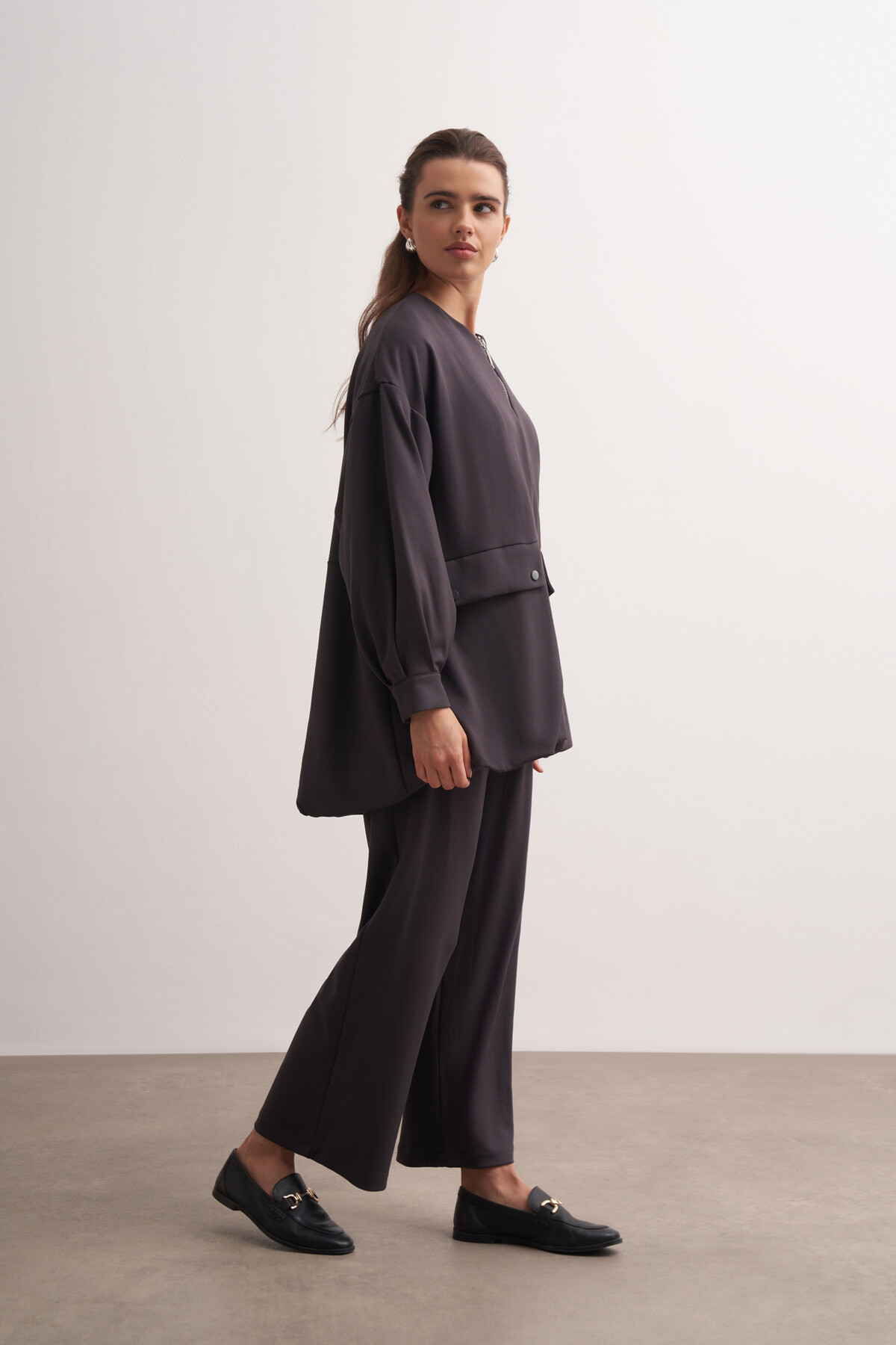 Double Suit with Balloon Detail