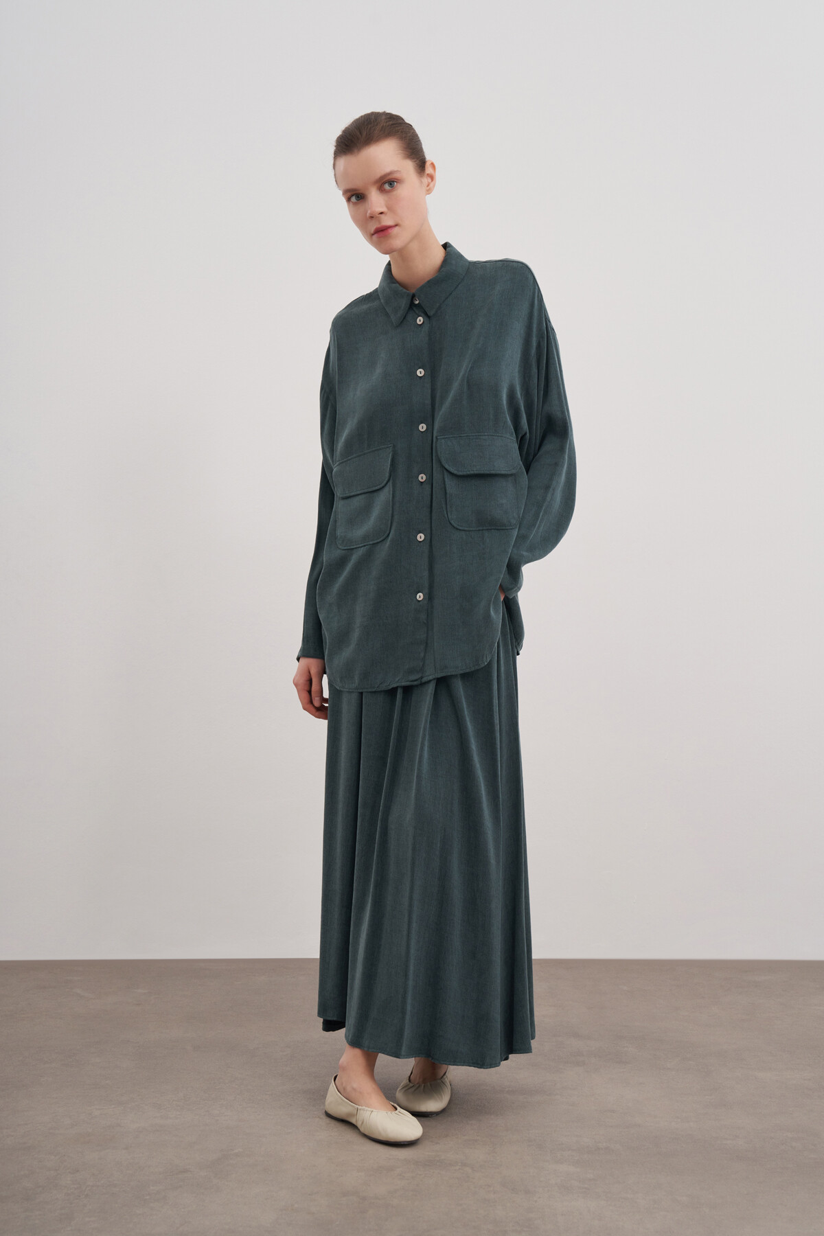 Double Suit with Bamboo Skirt