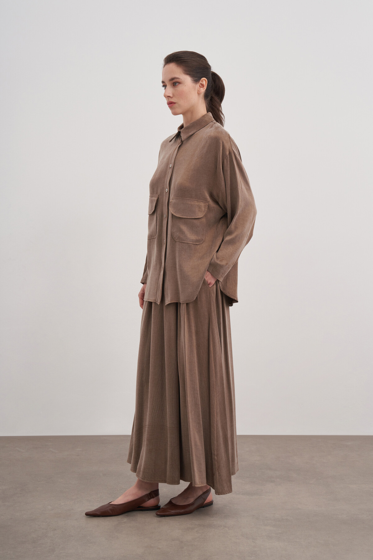 Double Suit with Bamboo Skirt