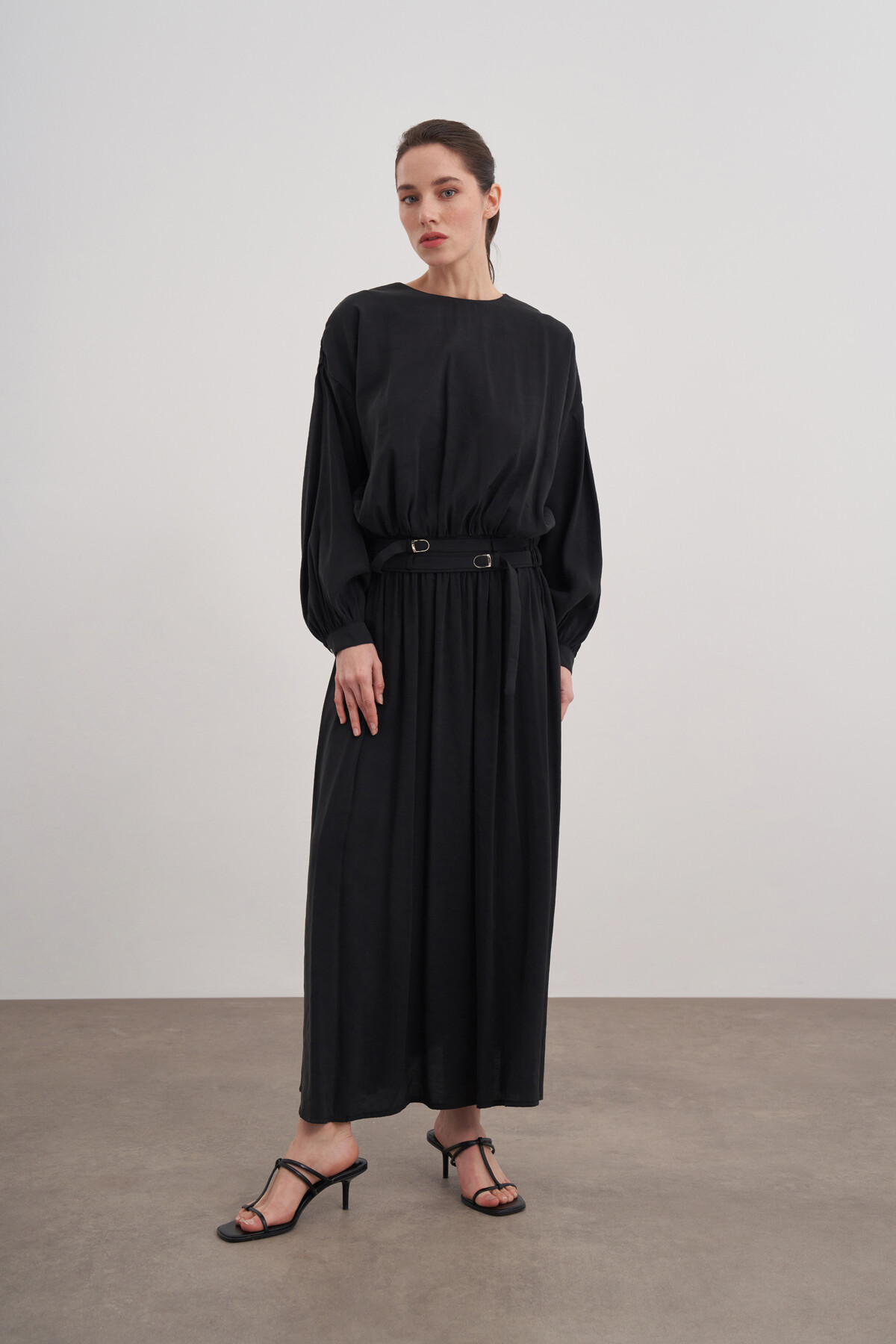 Bluz Büzgülü Etekli İkili Takım