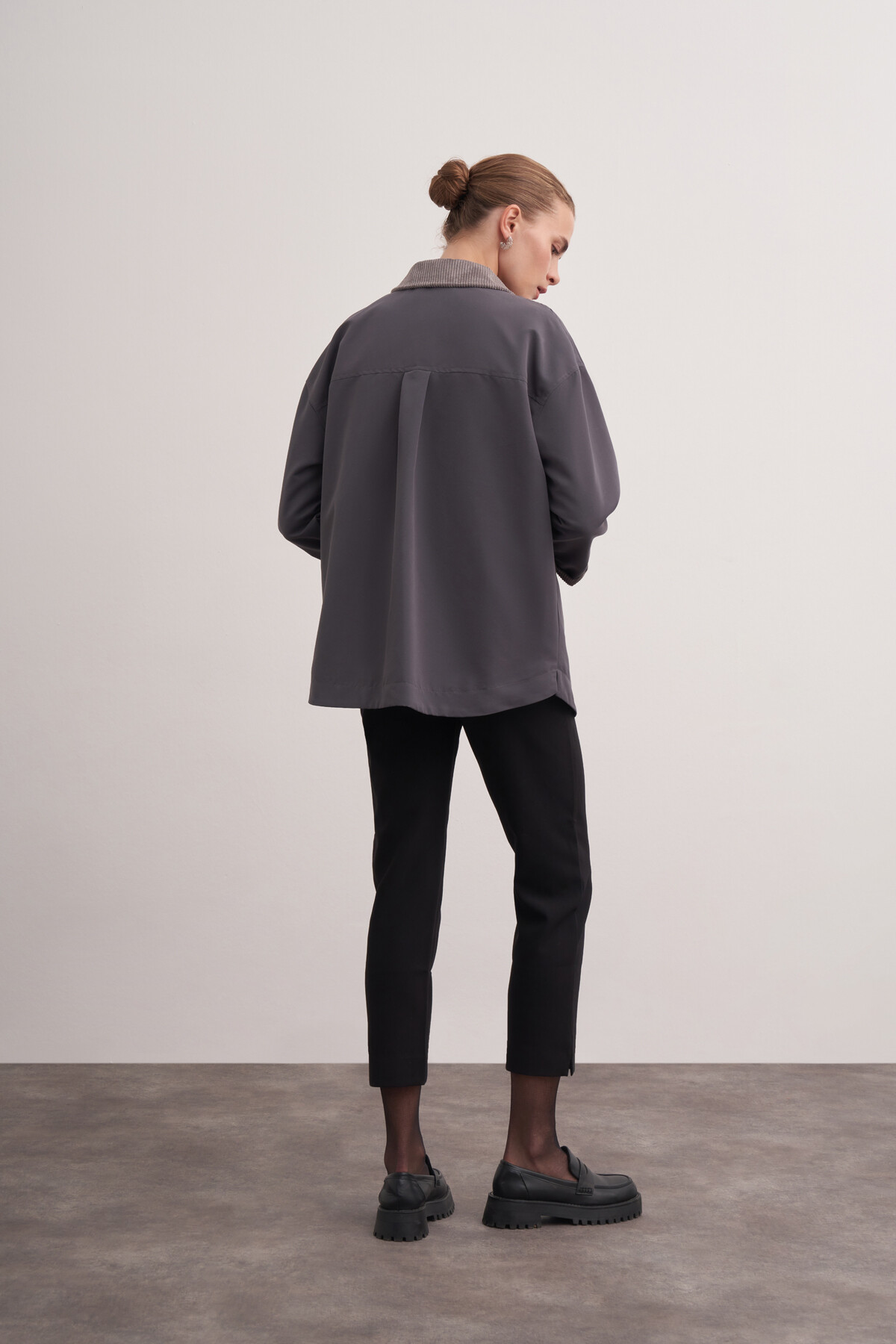 Kadife Detaylı Ceket