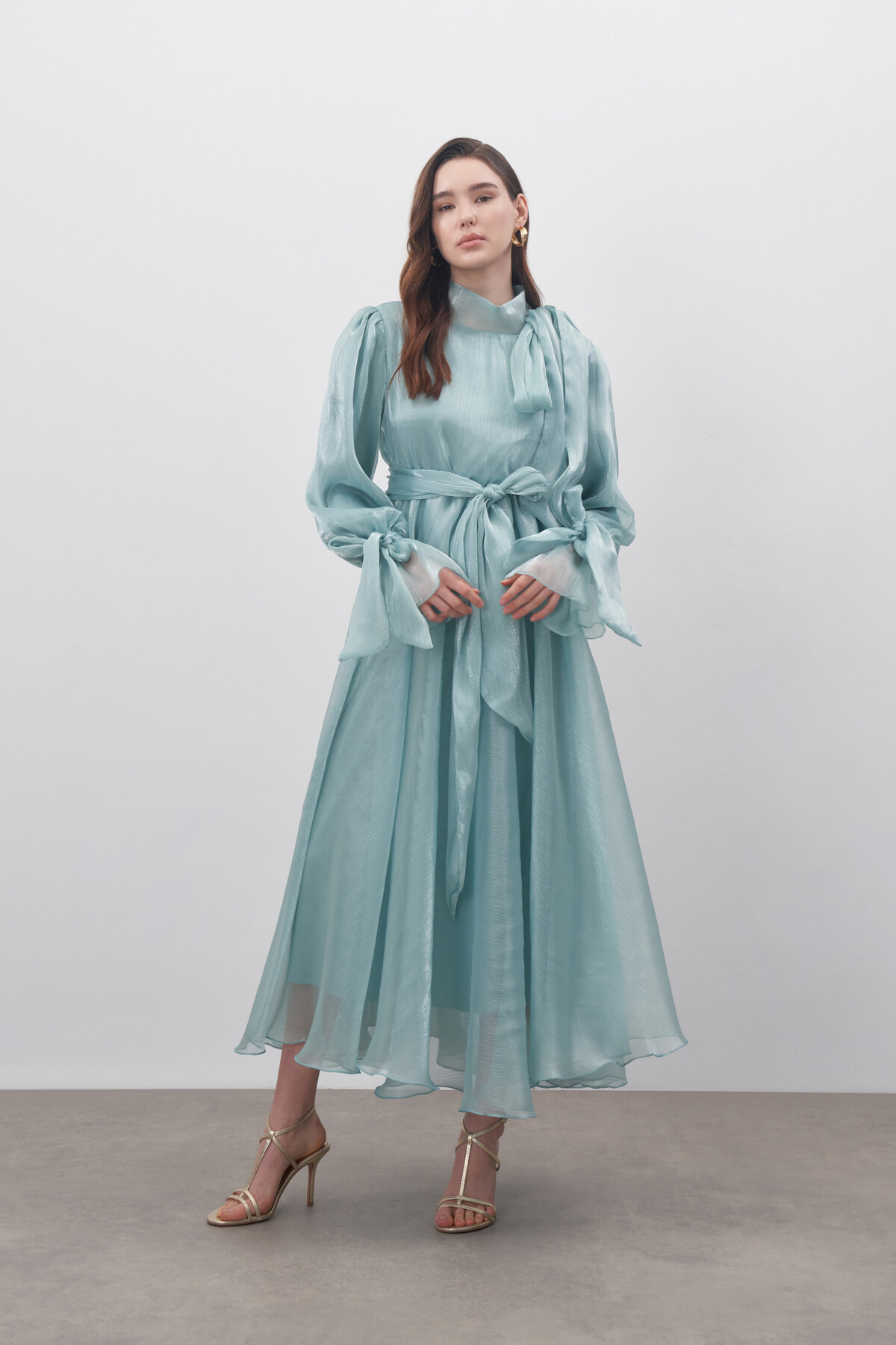 Tül Şifon Abiye Elbise