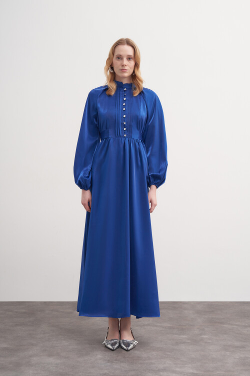 Satin tie Evening Dress