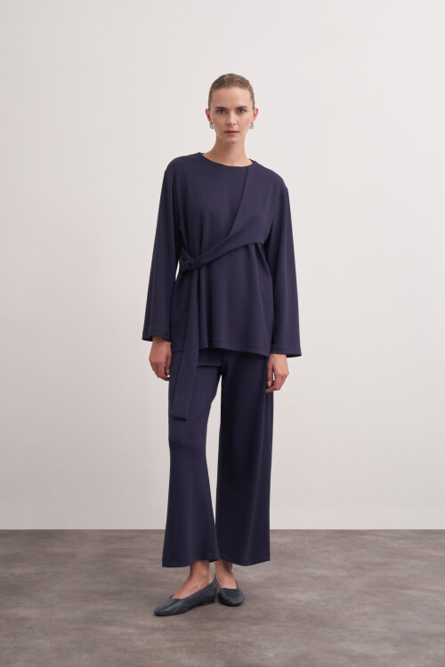 Double Suit with Closure Detail