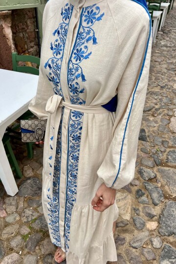 KALİMERA LINEN DRESS