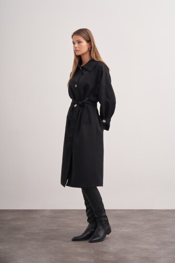 Classic Belted Trench Coat