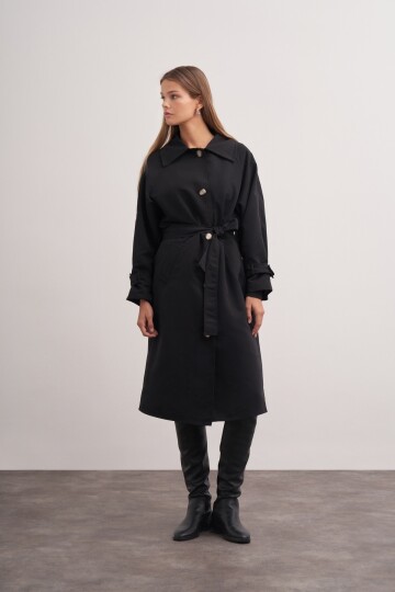 Classic Belted Trench Coat