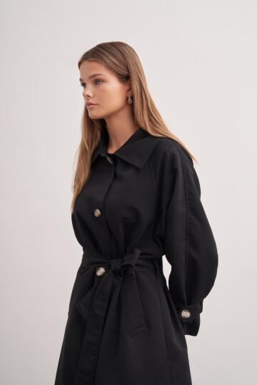 Classic Belted Trench Coat