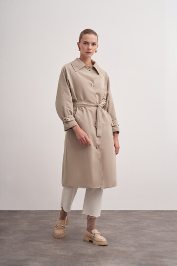 Classic Belted Trench Coat