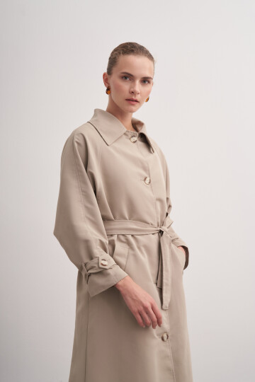 Classic Belted Trench Coat