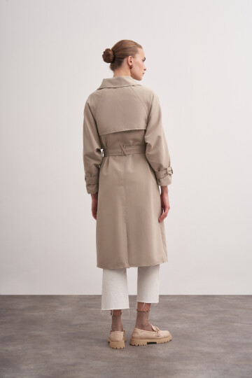 Classic Belted Trench Coat