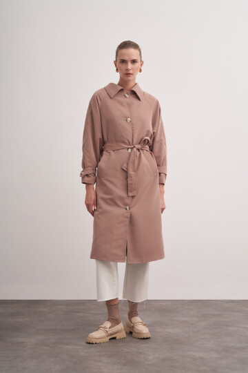 Classic Belted Trench Coat