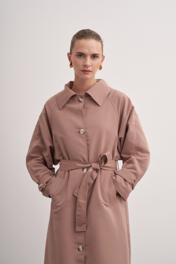 Classic Belted Trench Coat