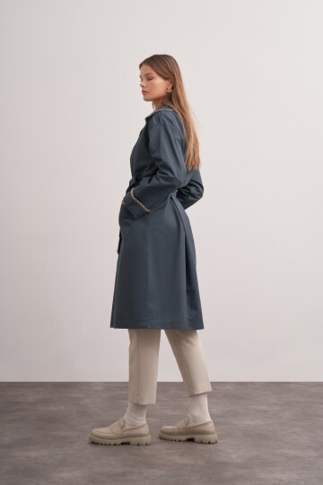 Shepherds Stitched Trench Coat