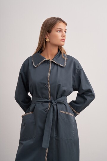 Shepherds Stitched Trench Coat