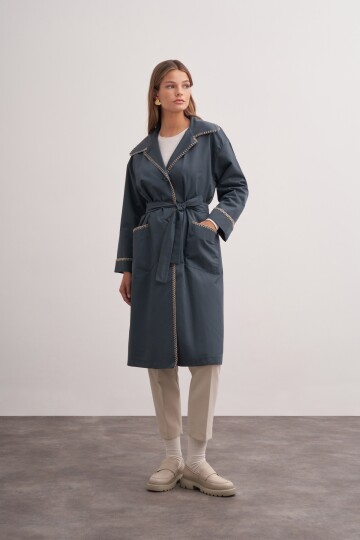 Shepherds Stitched Trench Coat