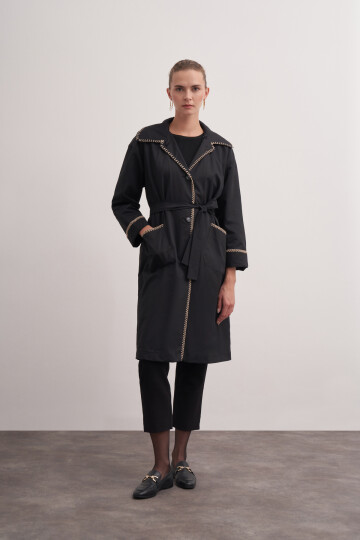 Shepherds Stitched Trench Coat