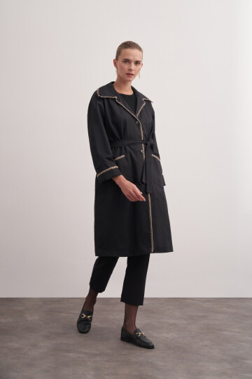 Shepherds Stitched Trench Coat