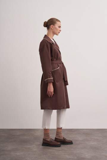 Shepherds Stitched Trench Coat