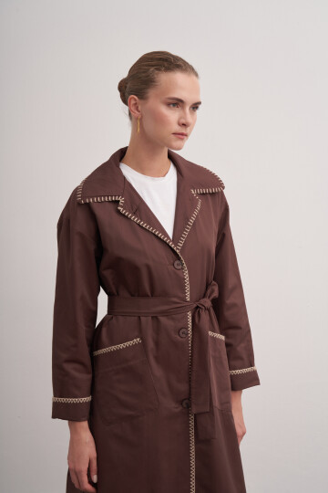 Shepherds Stitched Trench Coat